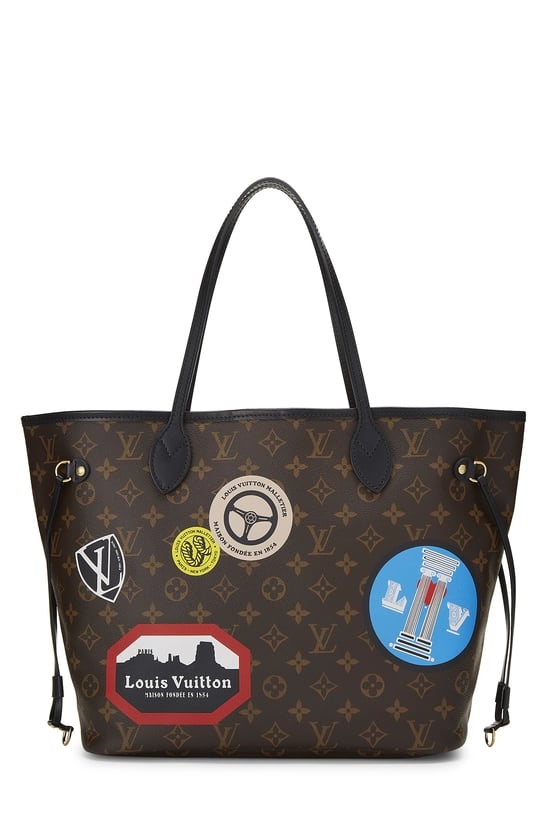 Louis Vuitton Monogram Canvas World Tour Neverfull Tote MM