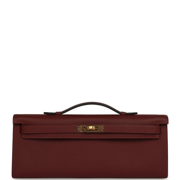 Hermes Kelly Cut Rouge H Epsom Gold Hardware