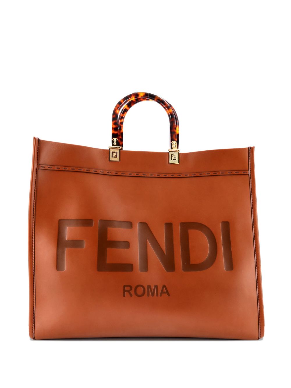 Sunshine Shopper Leather Large tote bag