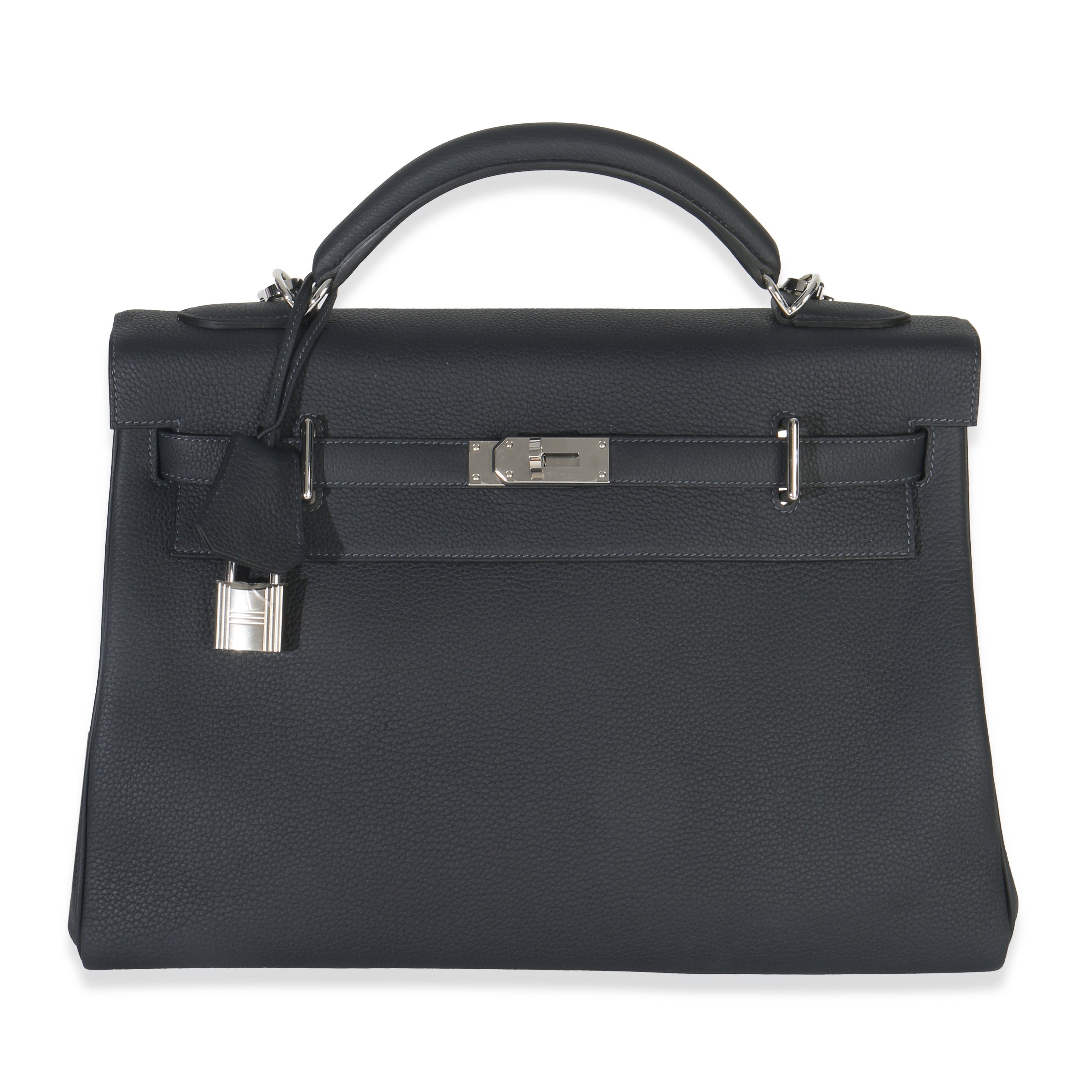 Hermes Plomb Togo Maxi Kelly Retourne 42 PHW