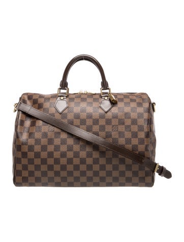 Louis Vuitton Damier Ebene Speedy Bandouliere 35