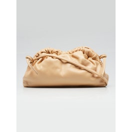 Mansur Gavriel Mansur Gavriel Beige Lambskin Leather Mini Cloud Clutch Bag