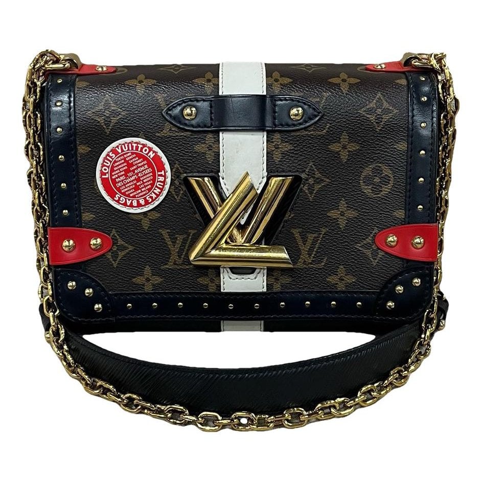Twist leather handbag