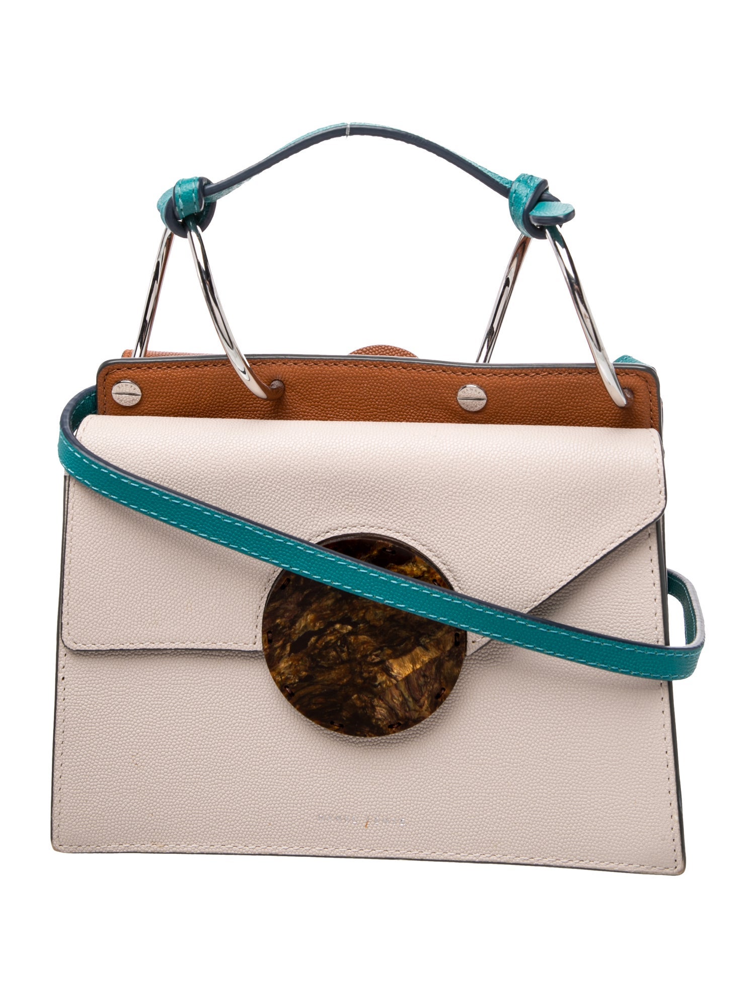 Danse Lente Leather Top Handle Bag