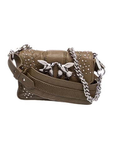 Pinko Leather Shoulder Bag