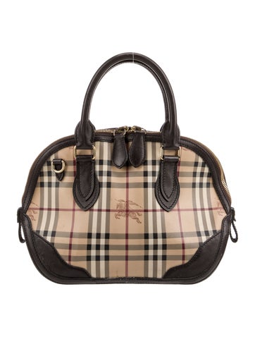 Haymarket Check Top Handle Bag