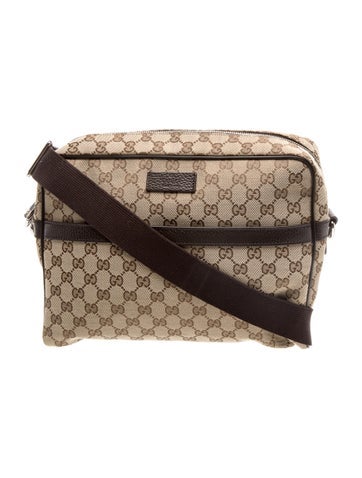 GG Canvas Canvas Messenger Bag