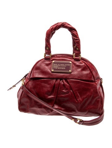 Leather Top Handle Bag