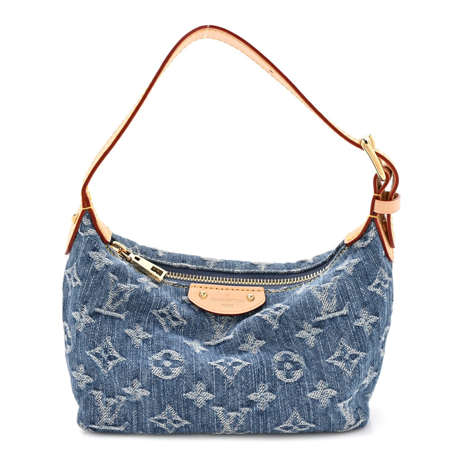 Louis Vuitton Monogram Denim Hills Pochette Blue
