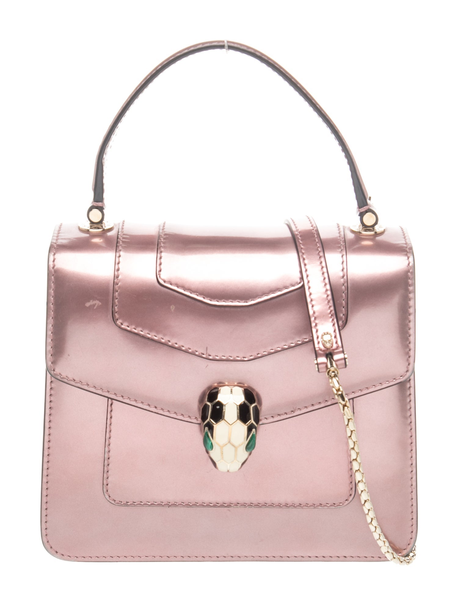 Patent Leather Serpenti Forever Small
