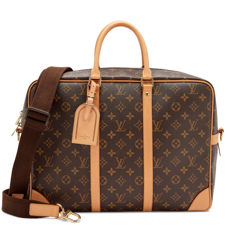 Monogram Coated Canvas Porte-Documents Voyage GM Briefcase Gold Hardware, 2010