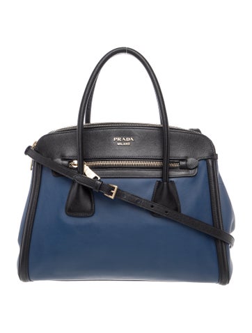 Saffiano Leather Top Handle Bag