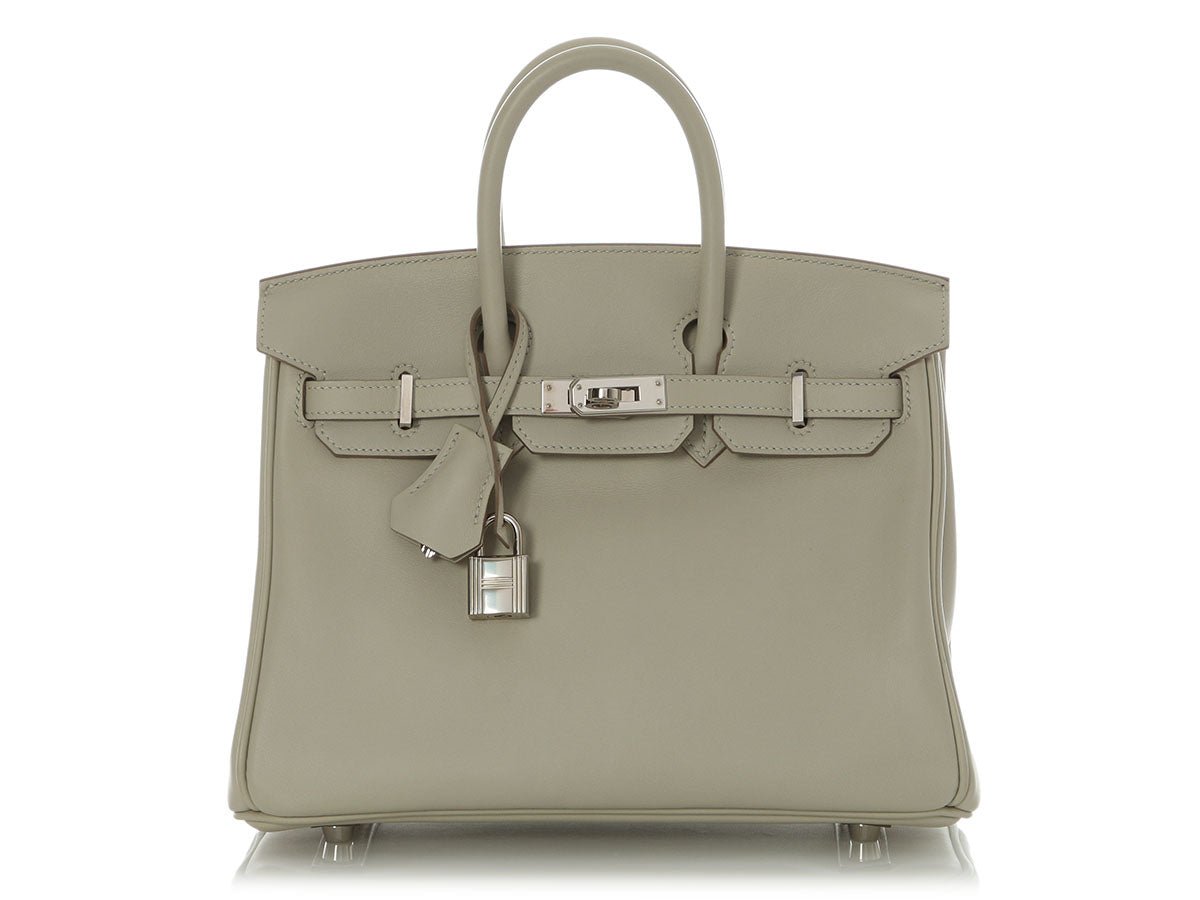 Hermès Gris Perle Swift Birkin 25