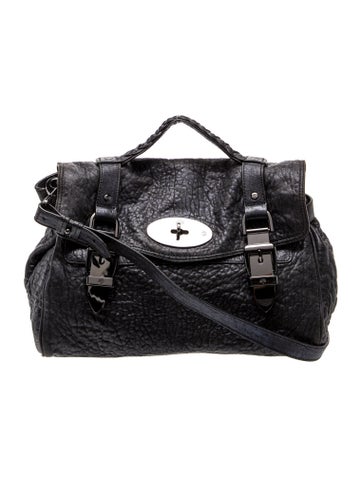 Mulberry Leather Top Handle Bag