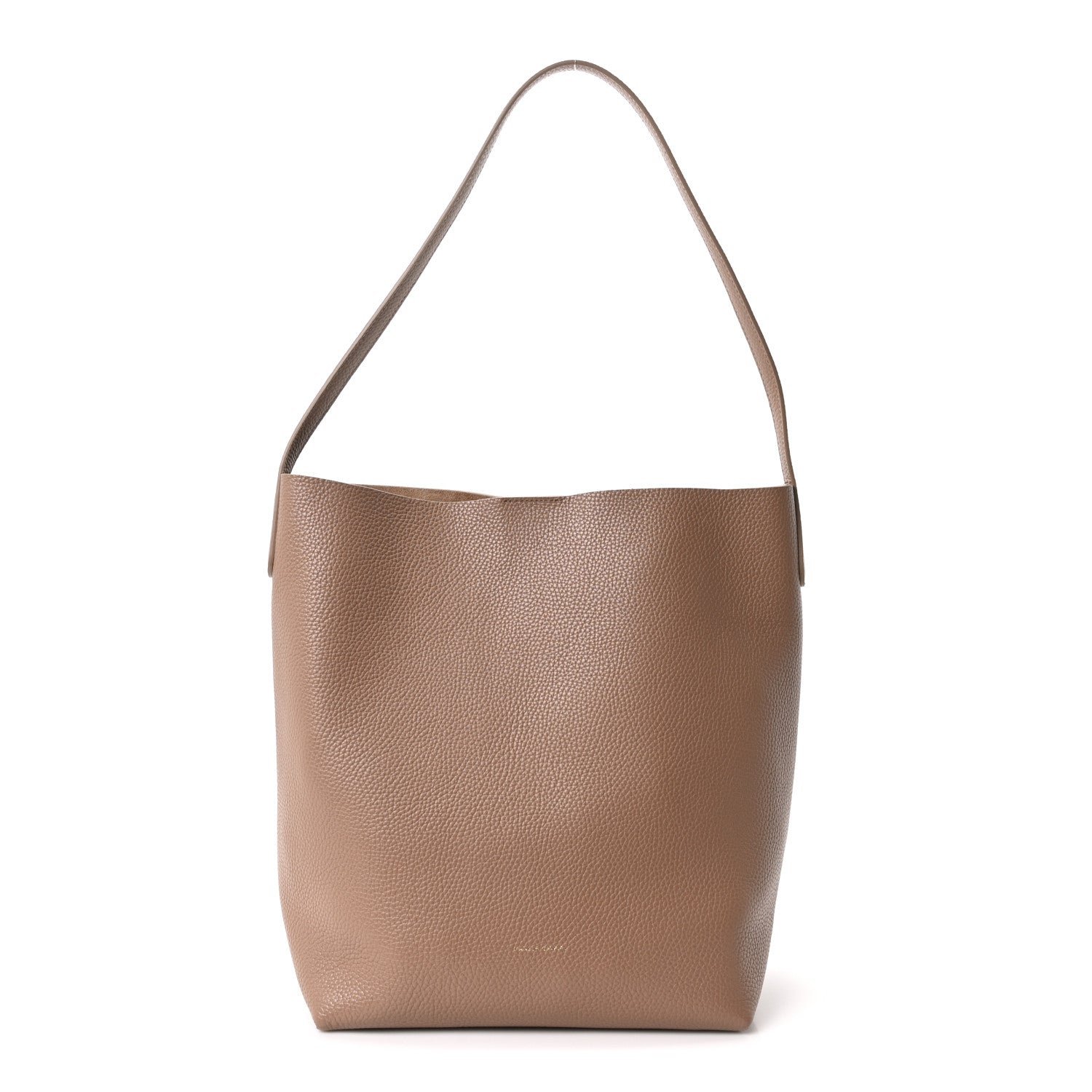 Mansur Gavriel Pebbled Calfskin Small Everyday Cabas Biscotto