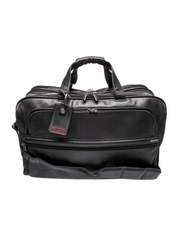 Tumi Leather Weekender Bag