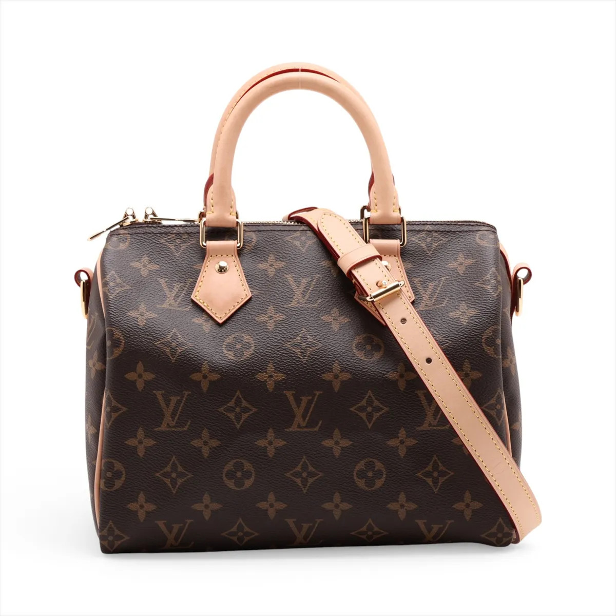 Louis Vuitton Monogram Speedy Bandoulière 25 M46977 Brown There was an RFID resp