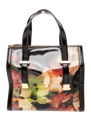 Patent Leather Top Handle Bag