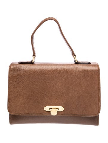 Leather Top Handle Bag Vintage