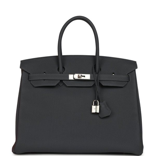 Hermes Hermes Birkin 35 Ardoise Togo Palladium Hardware