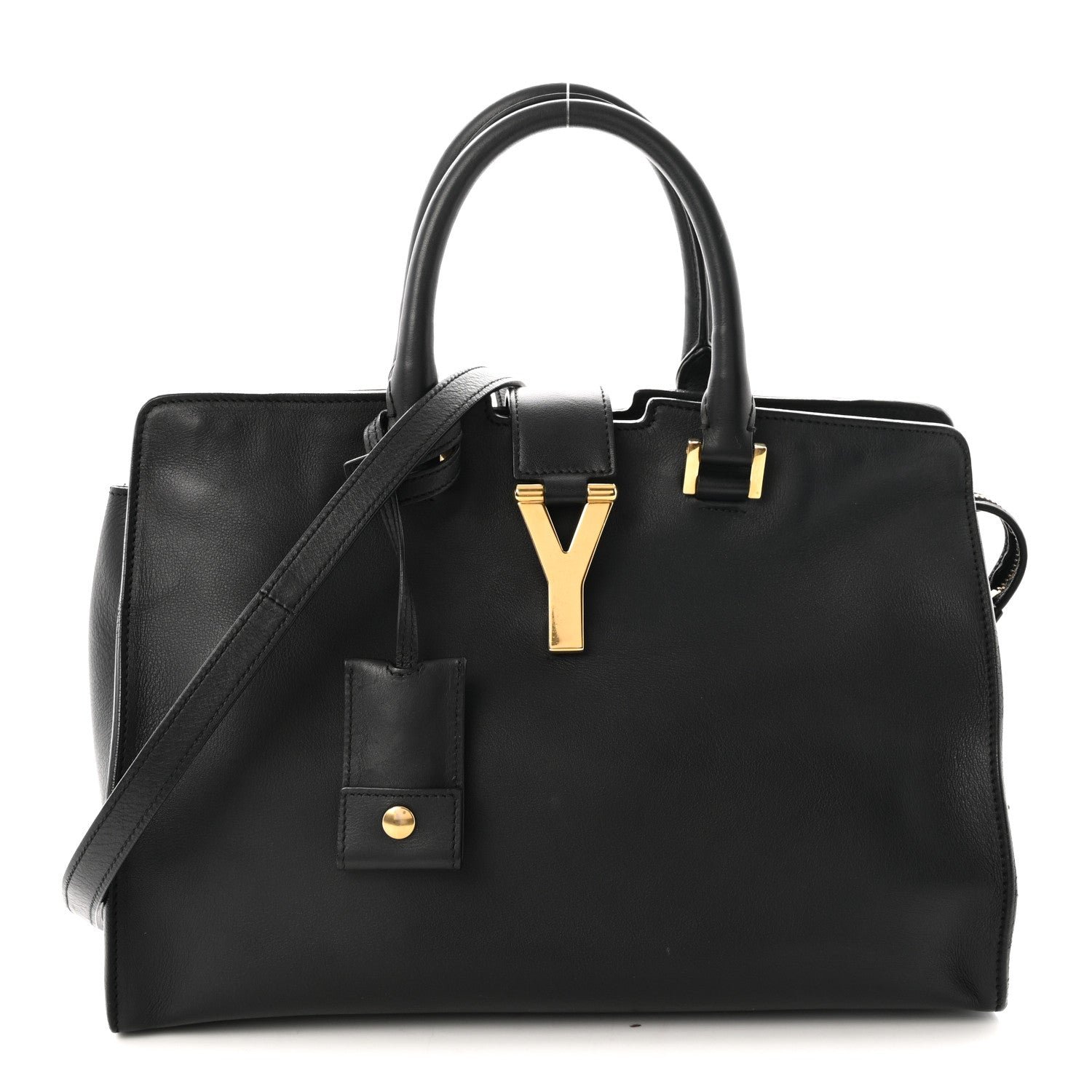 Saint Laurent Calfskin Small Classic Y Cabas Black