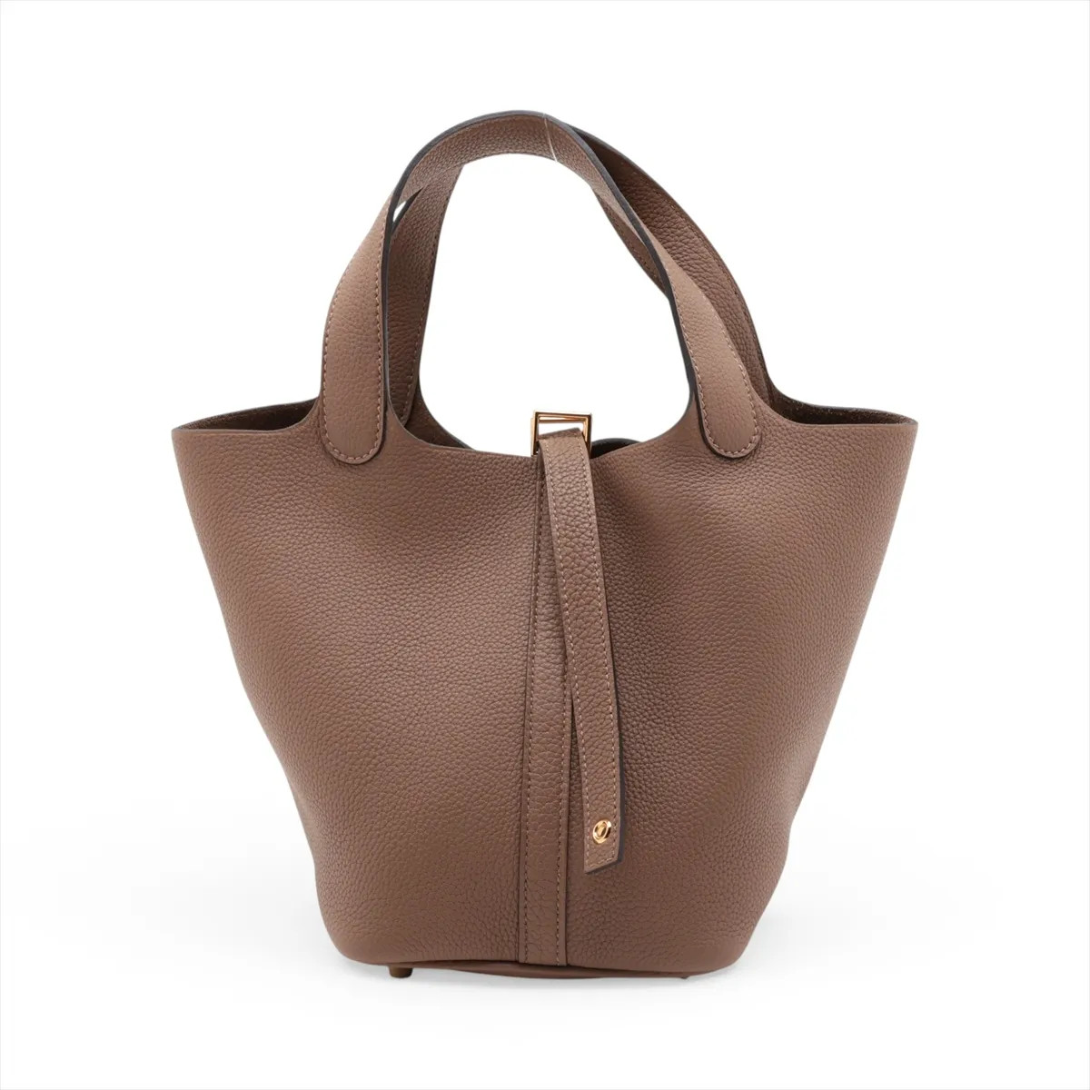 Hermès Picotin Lock 18 PM Taurillion Maurice Beige de Weimar Gold Metal Fittings