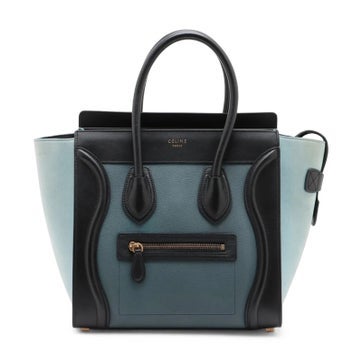 Leather Luggage Micro Shopper