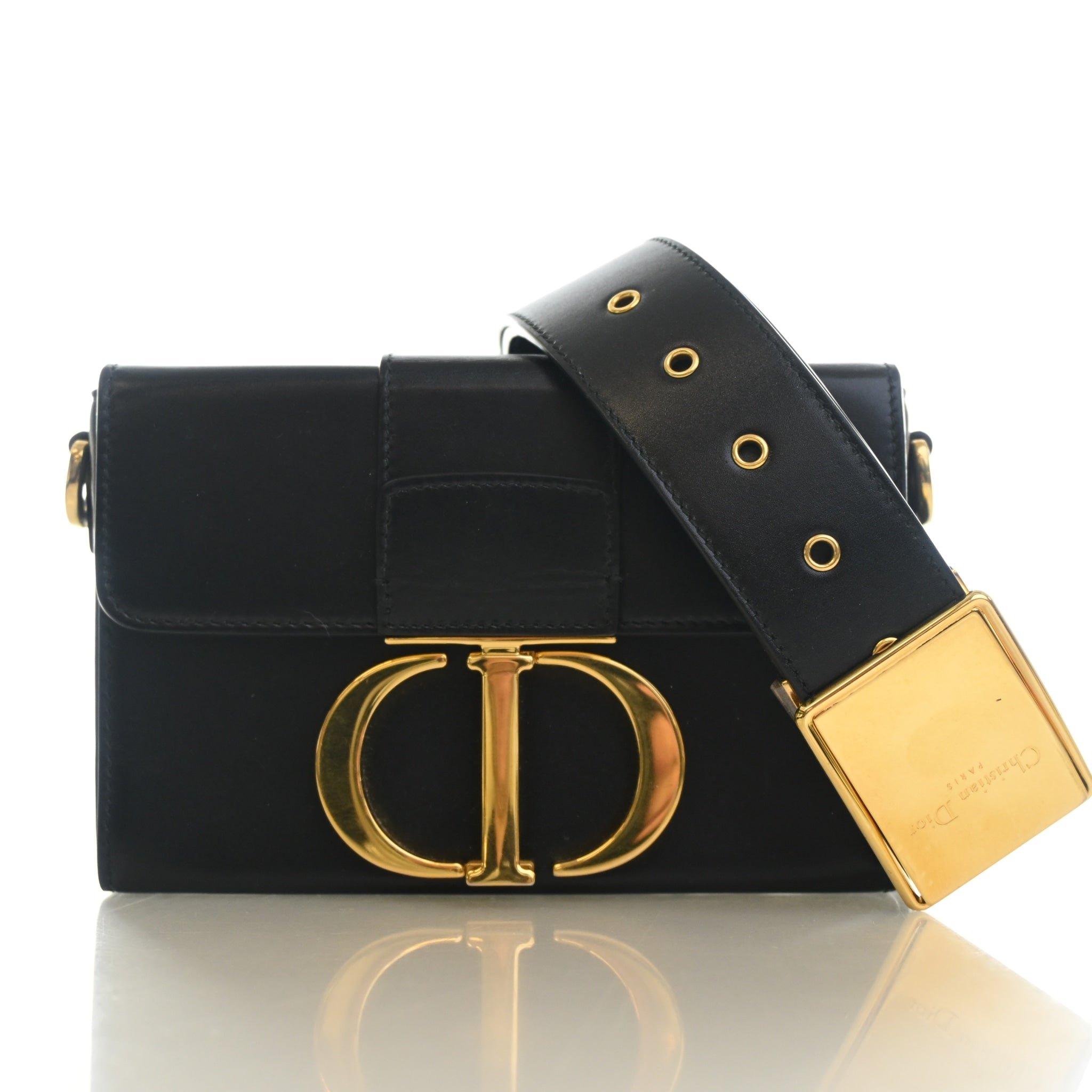 Christian Dior Calfskin Mini Montaigne Box Bag 30