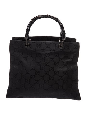 GG Nylon Bamboo Shopper