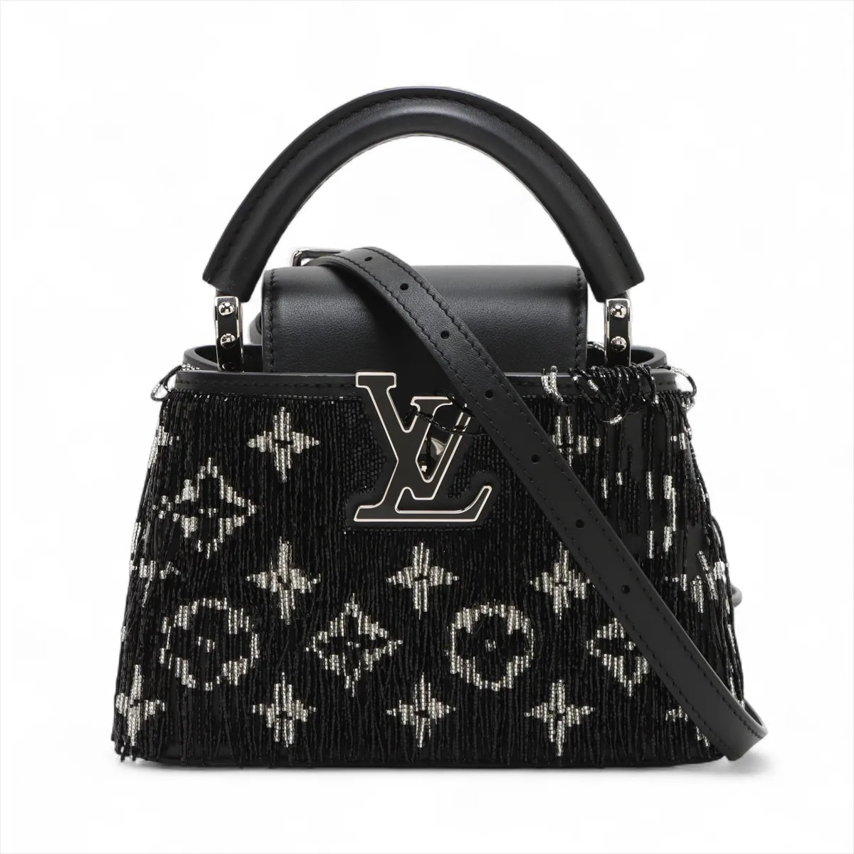 Louis Vuitton Monogram CapucinesMINI M25769 Black There was an RFID response