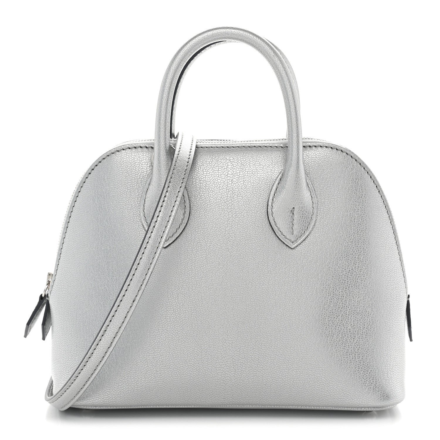 Hermes Metallic Chevre Chamkilight Mini 1923 Bolide Argent