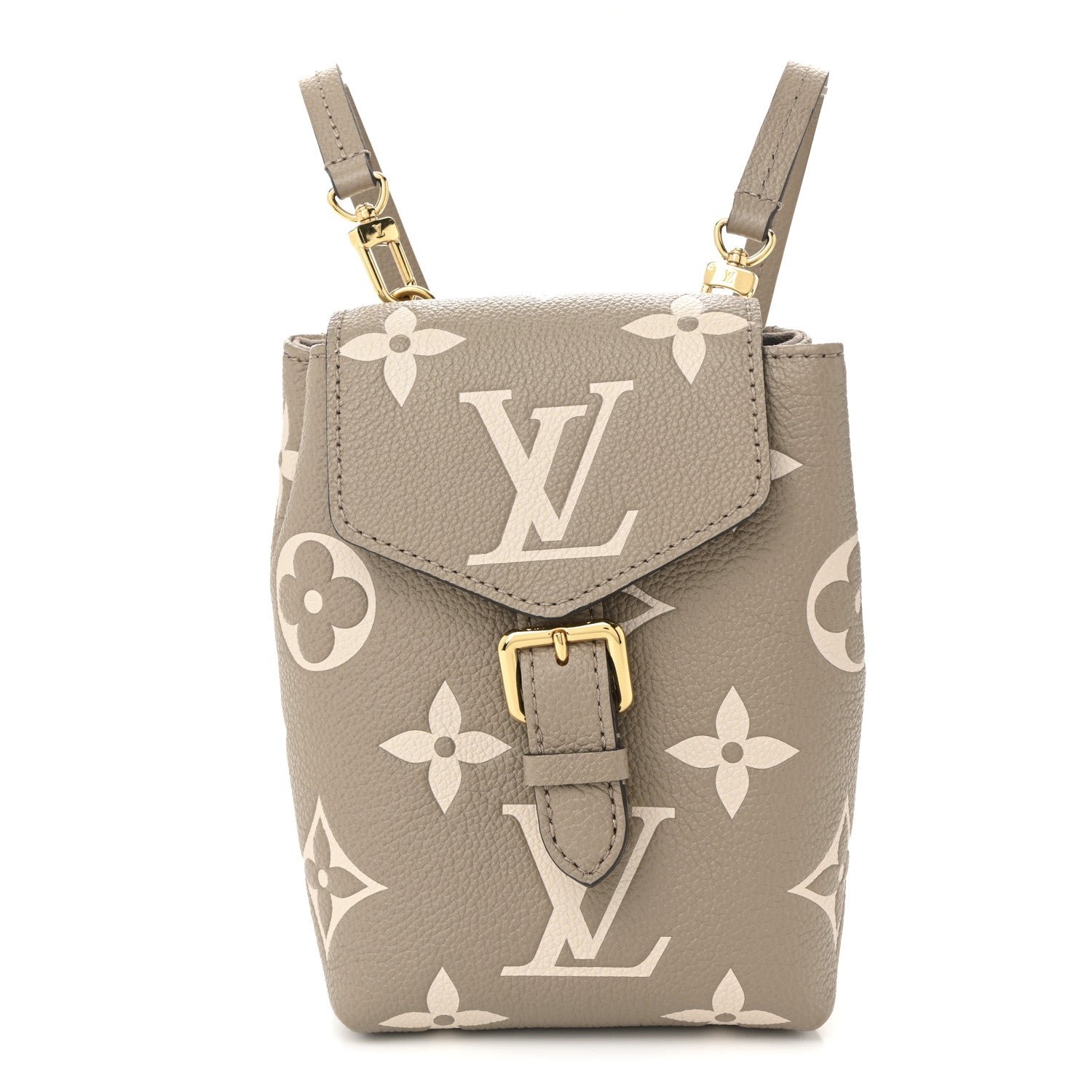 Louis Vuitton Empreinte Monogram Giant Tiny Backpack Tourterelle Cream