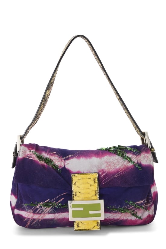 Purple Embellished Baguette