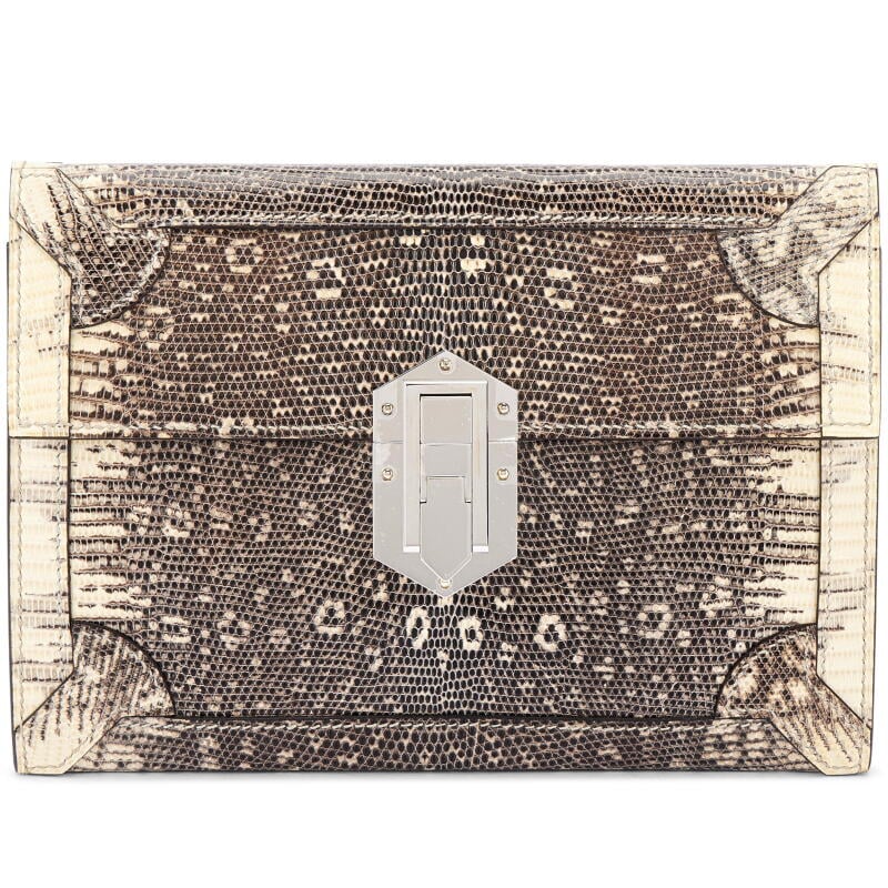 Shiny Ombré Salvator Lizard Fleche D'Or Palladium Hardware, 2017