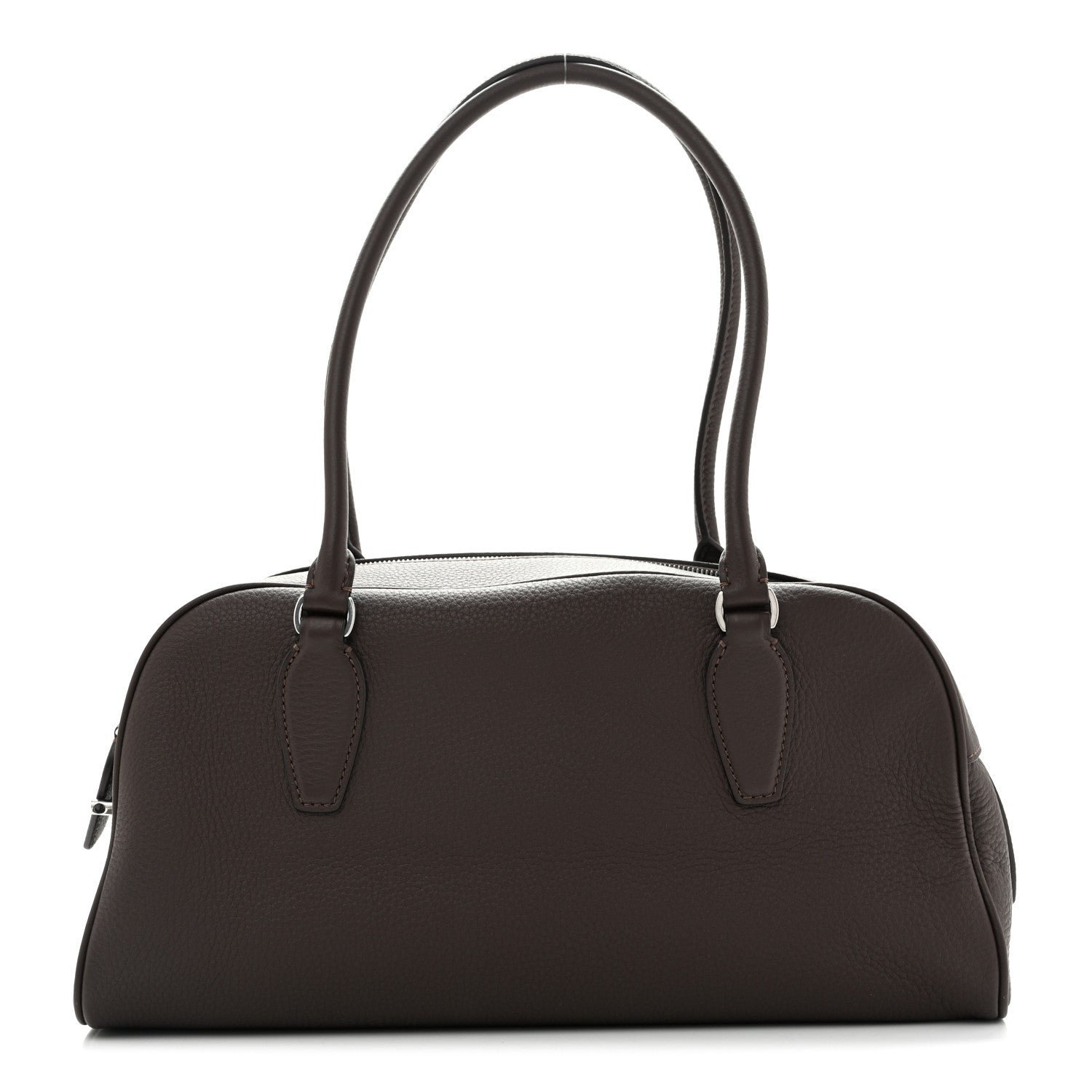 The Row The Row Grained Calfskin EW India Deep Brown