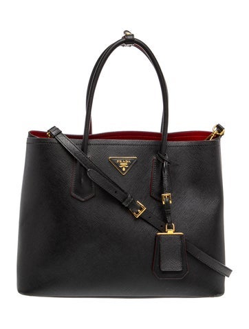 Saffiano Leather Top Handle Bag