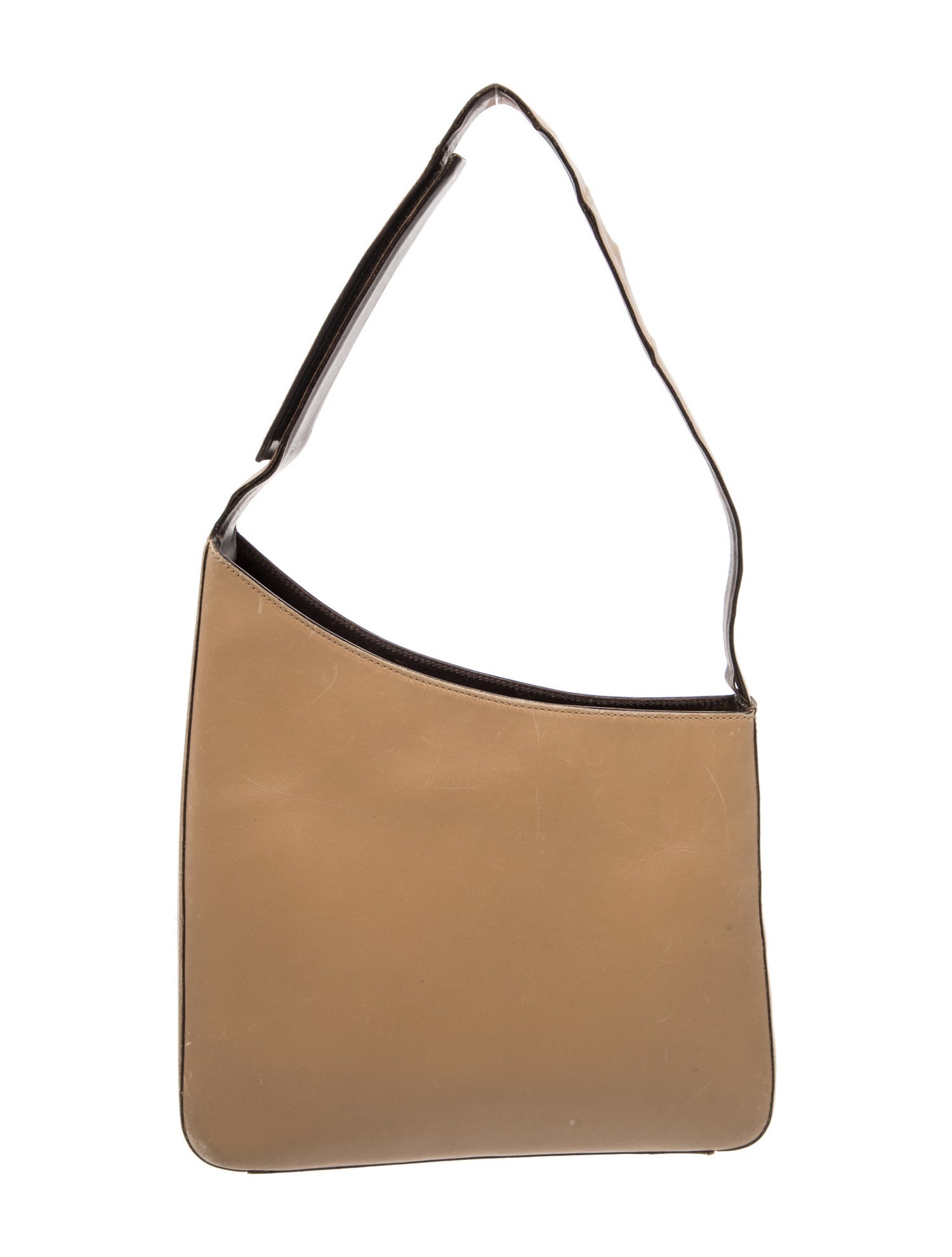 City Calf Leather Shoulder Bag Vintage