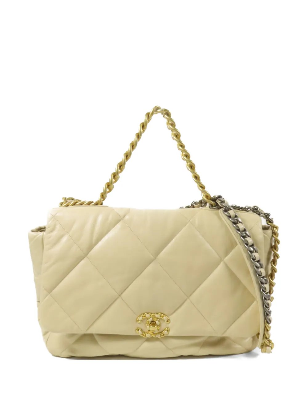 19 CC turn-lock shoulder bag