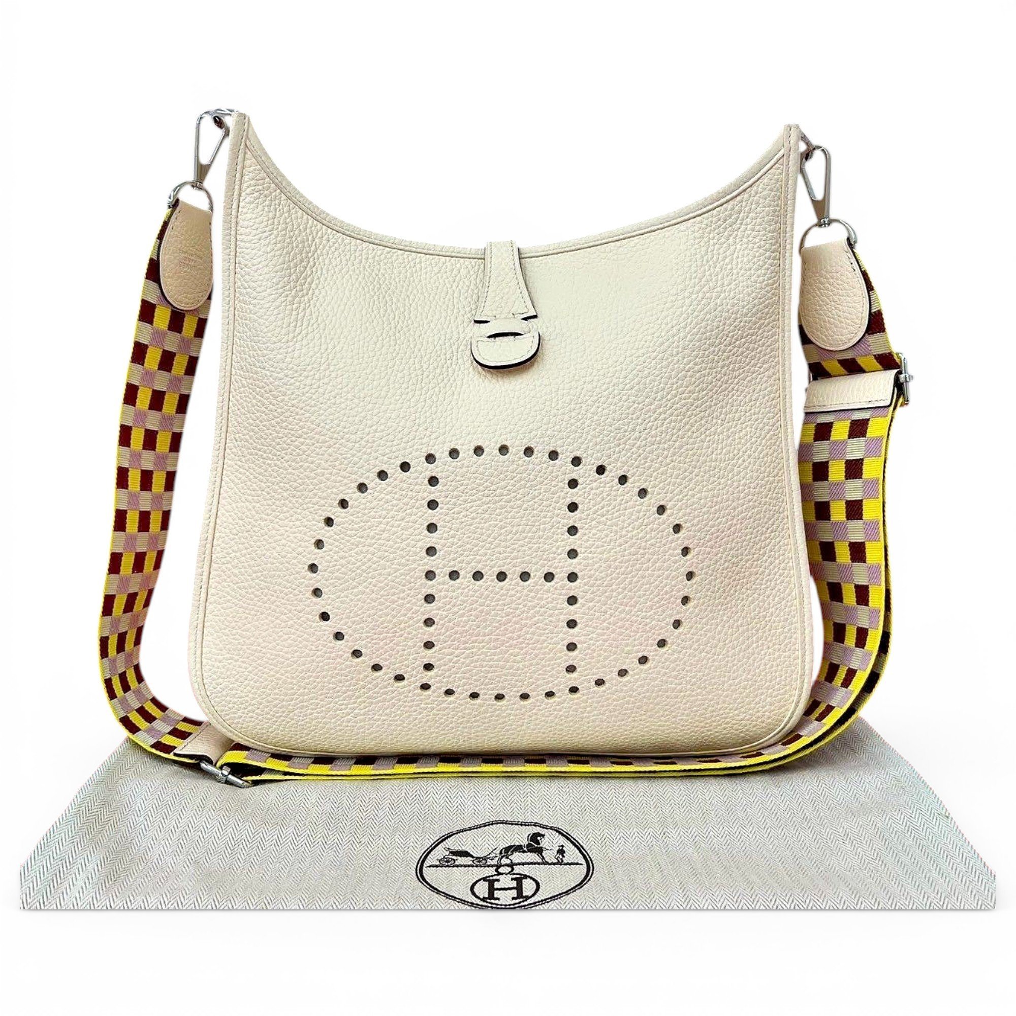 Evelyne leather handbag
