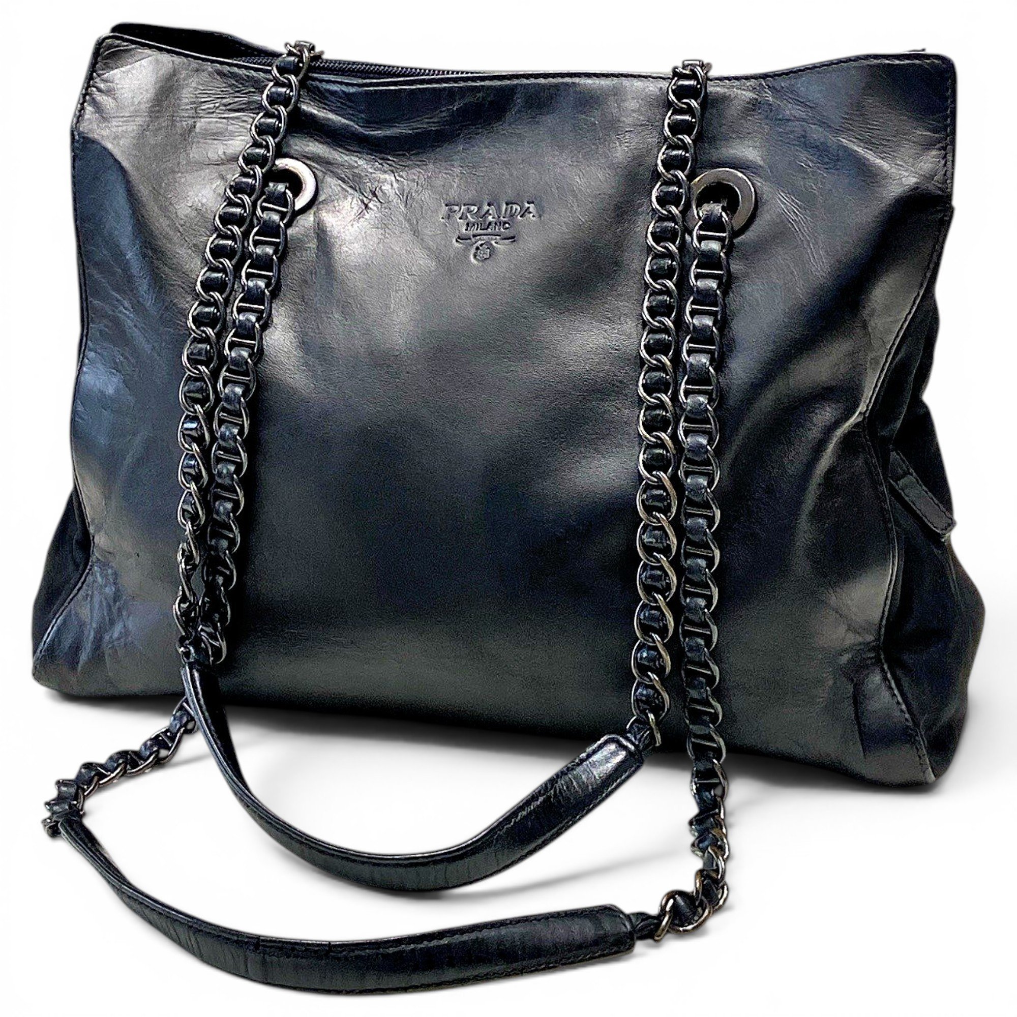 Leather handbag
