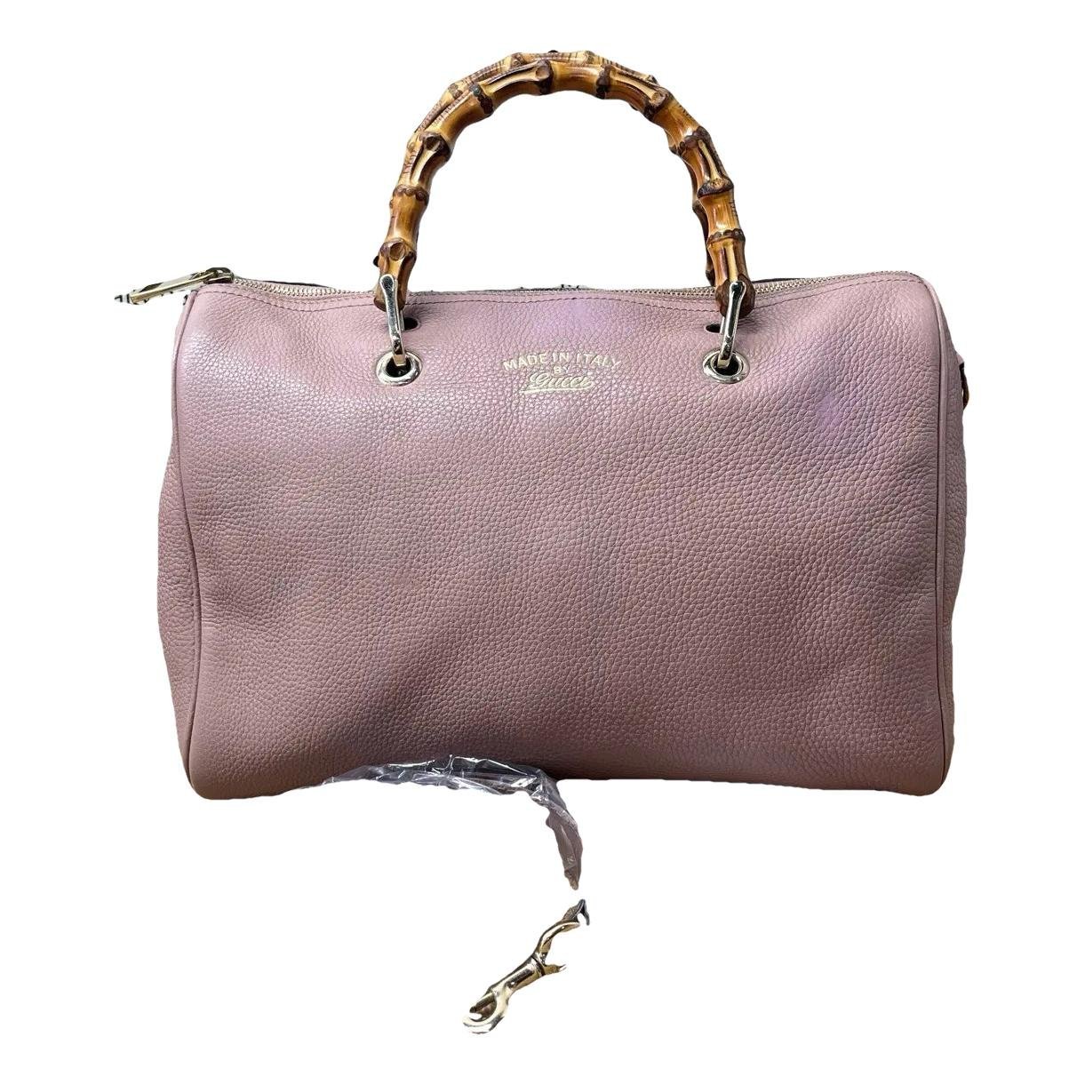Boston leather handbag