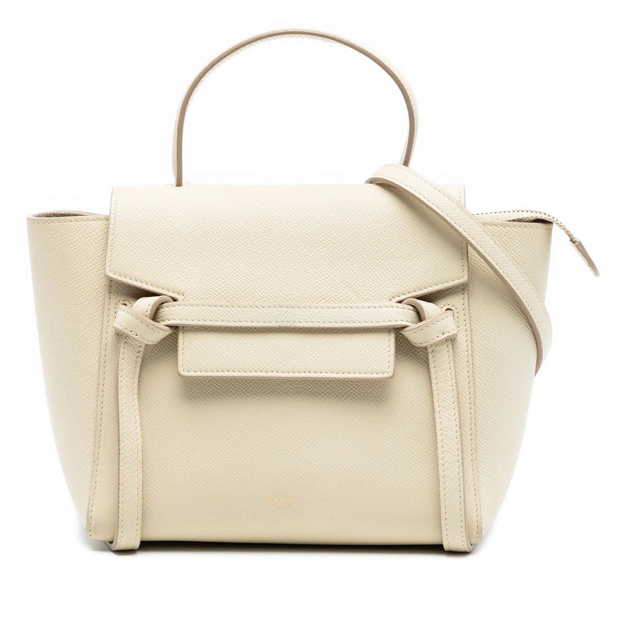 Belt leather handbag