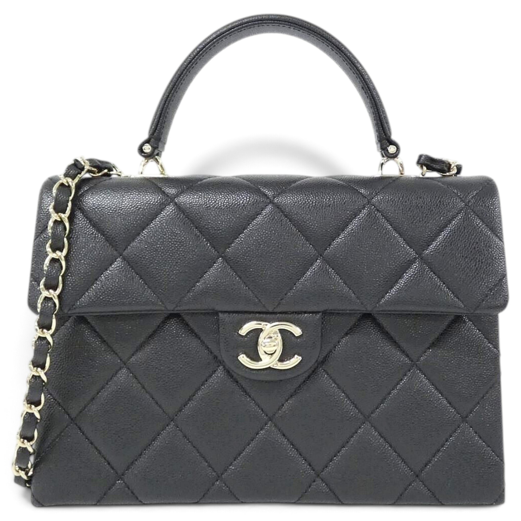 Coco Handle leather handbag