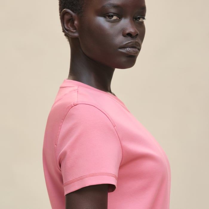 Rose Sorbet Printed Straight T-shirt