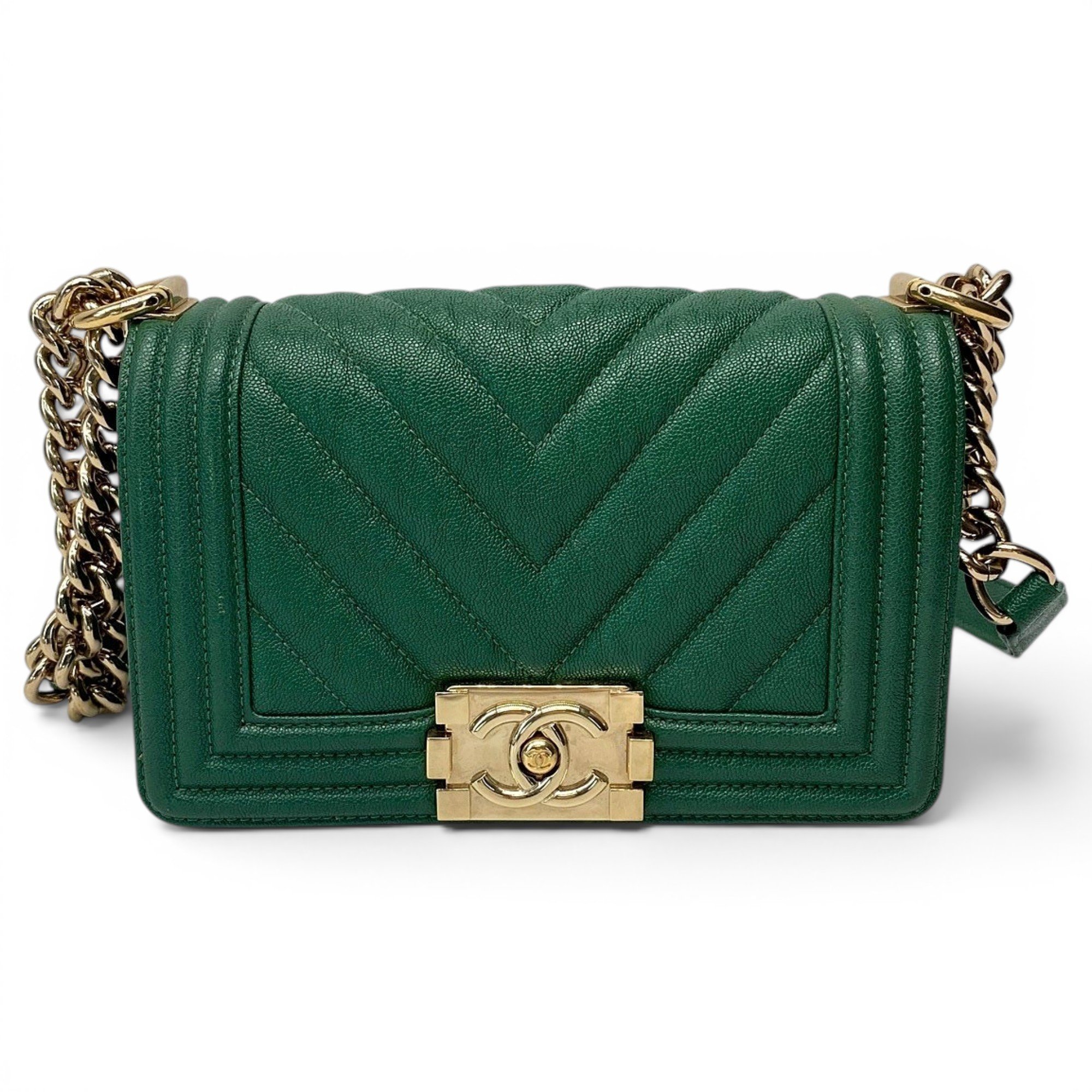 Chanel Boy leather handbag