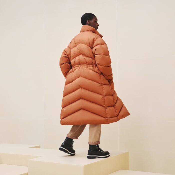 마롱 알장 롱 푸퍼 코트
