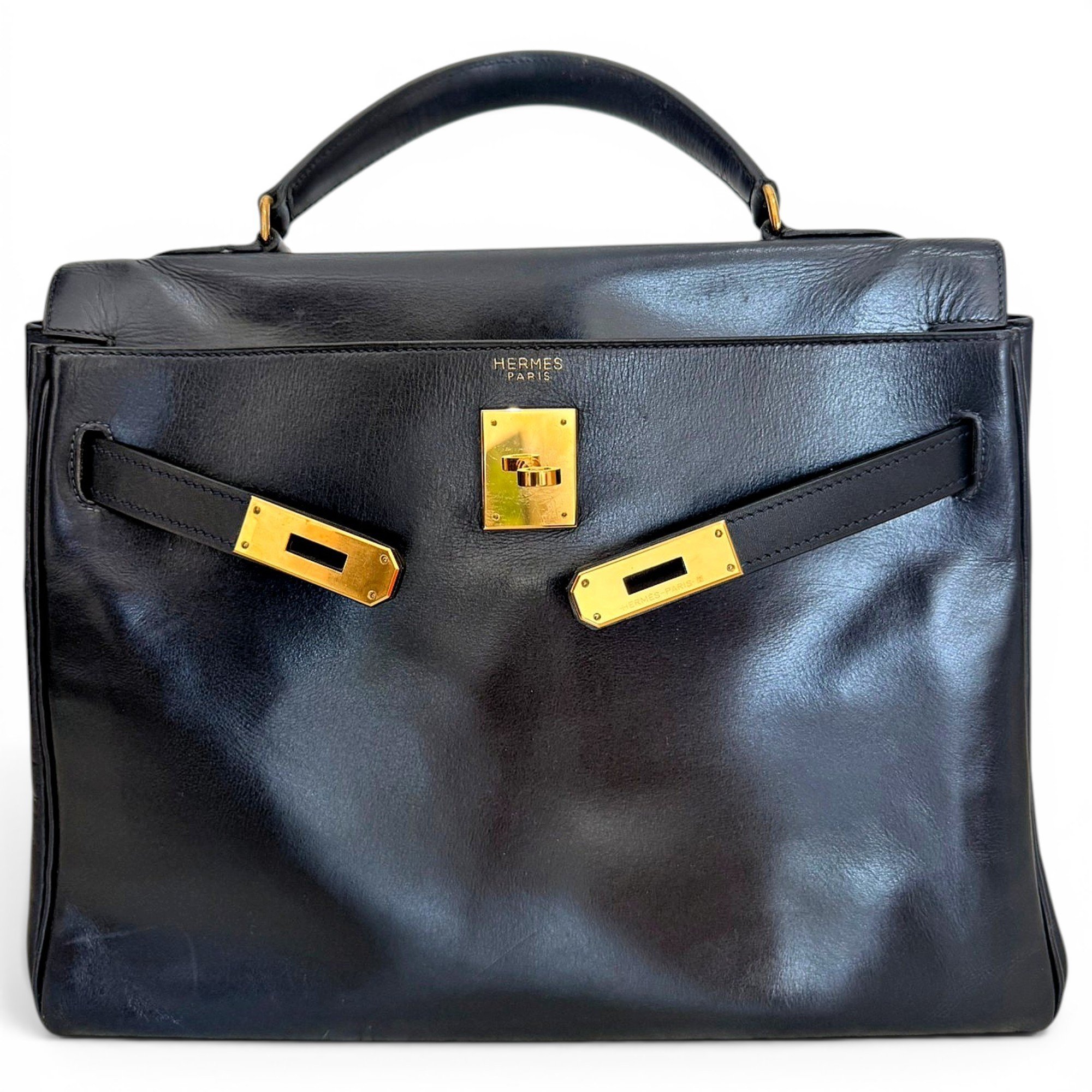 Kelly 32 leather handbag