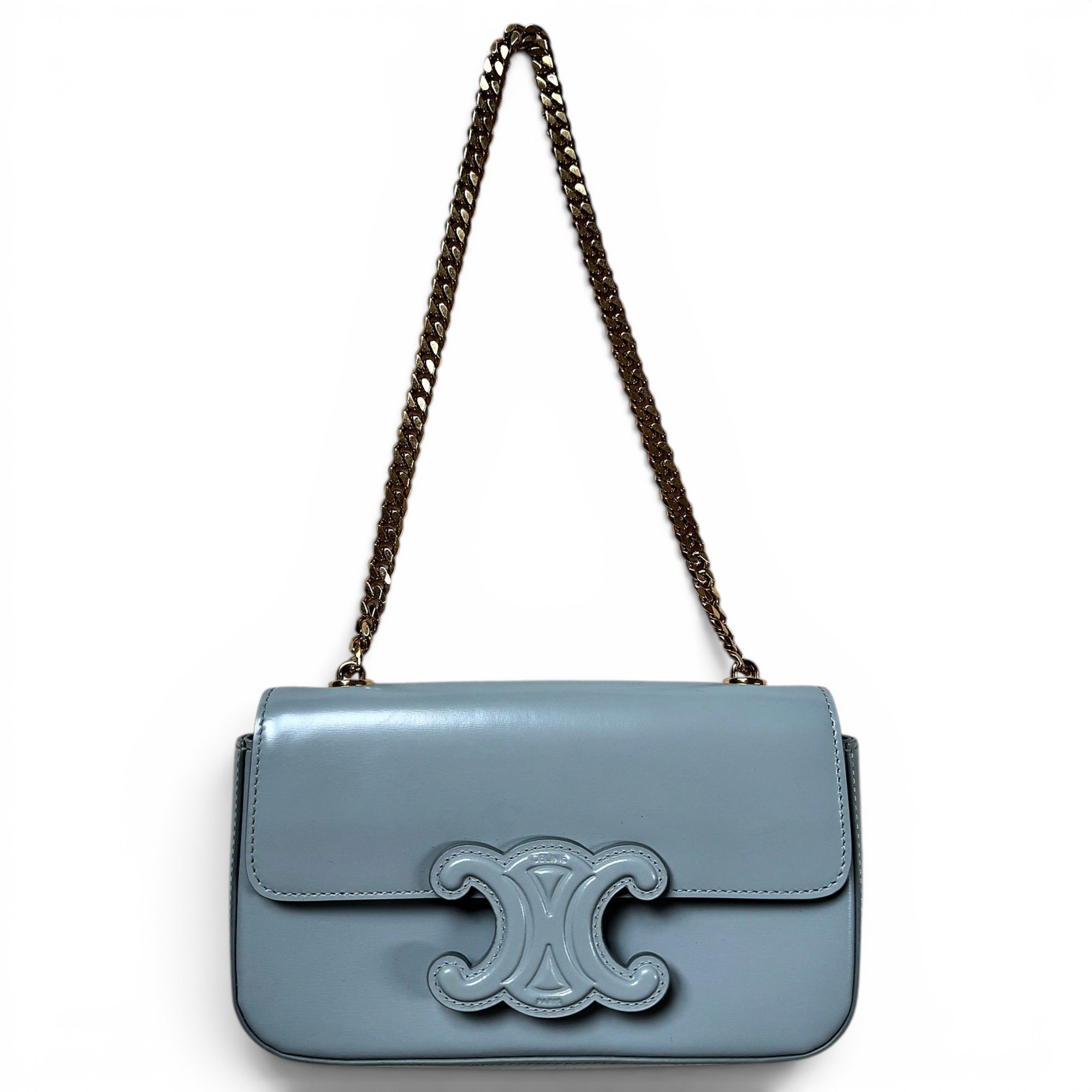 Triomphe leather handbag