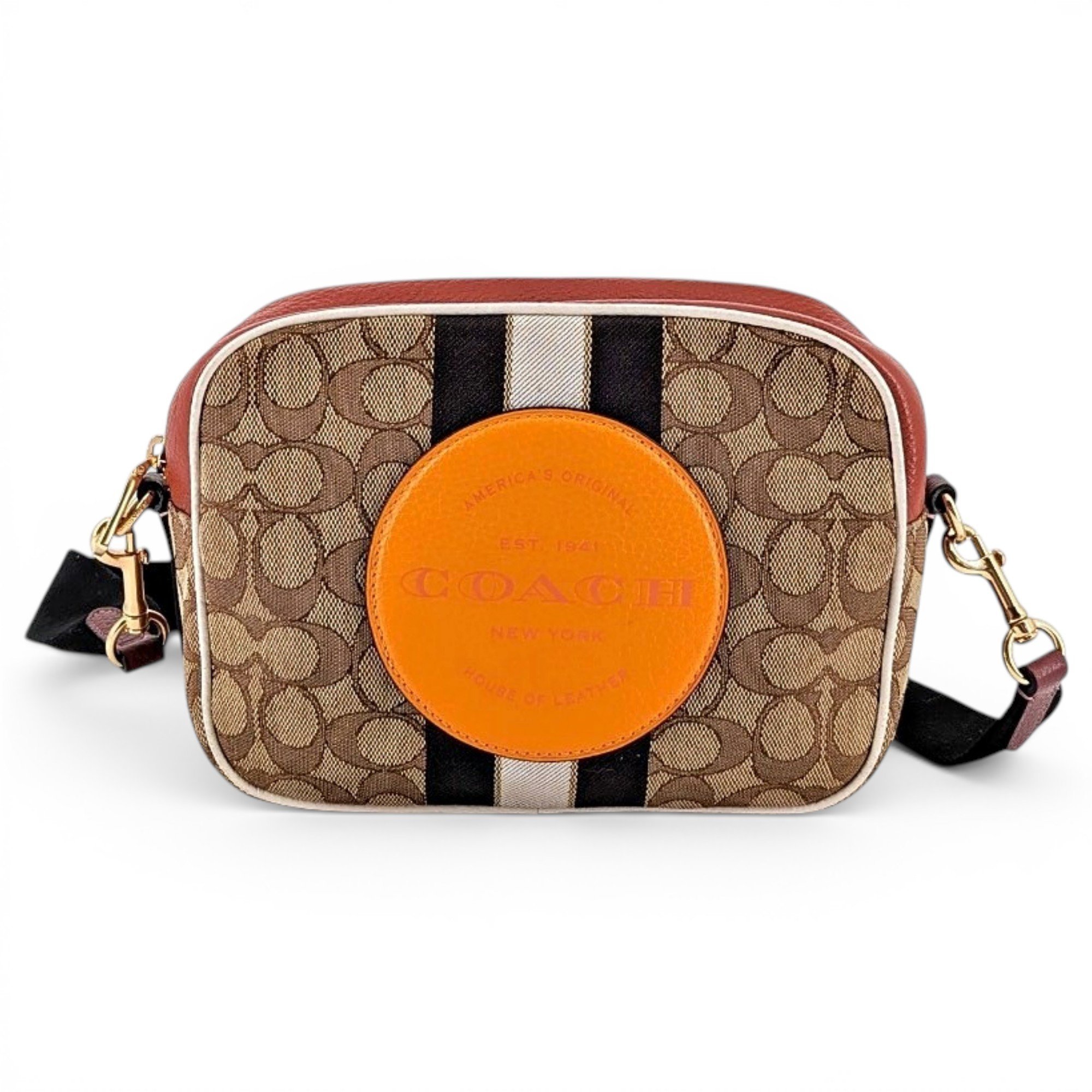 Leather travel bag