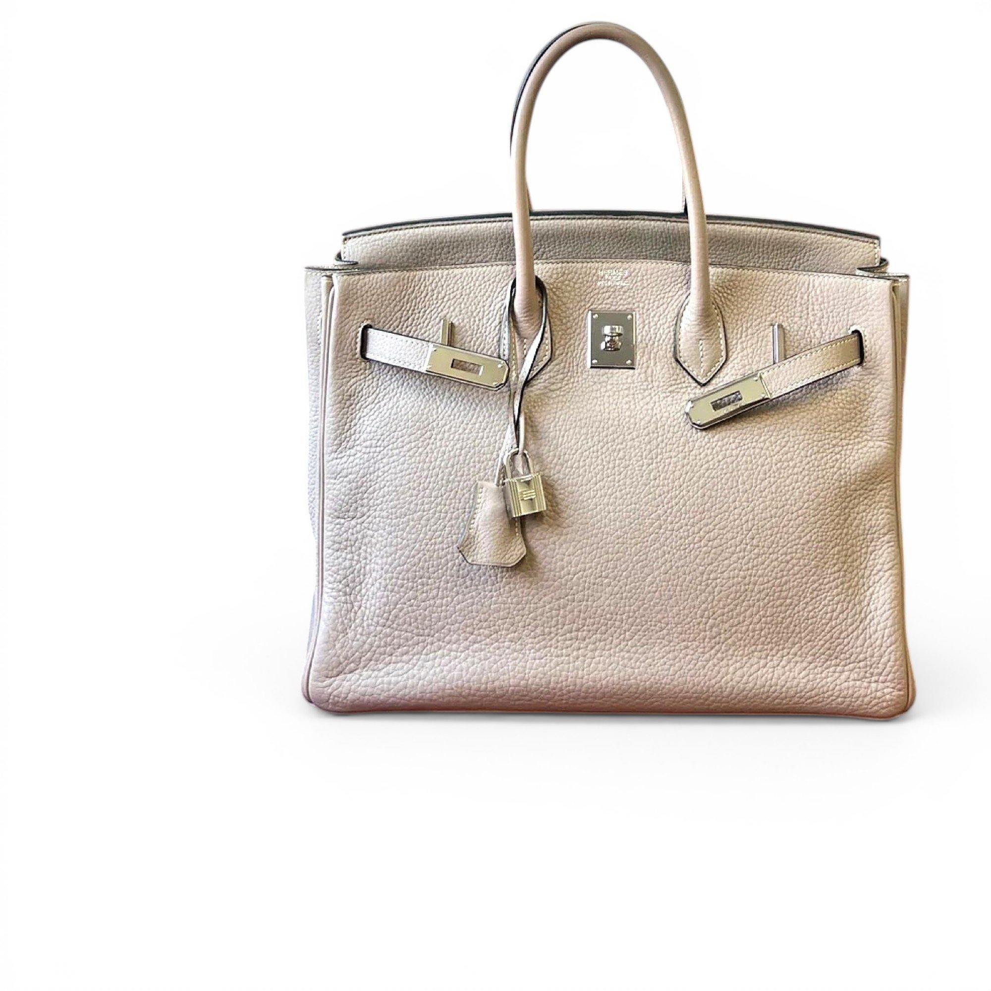 Hermes Birkin 35 Handbag Gris Tourterelle Togo Leather 2008